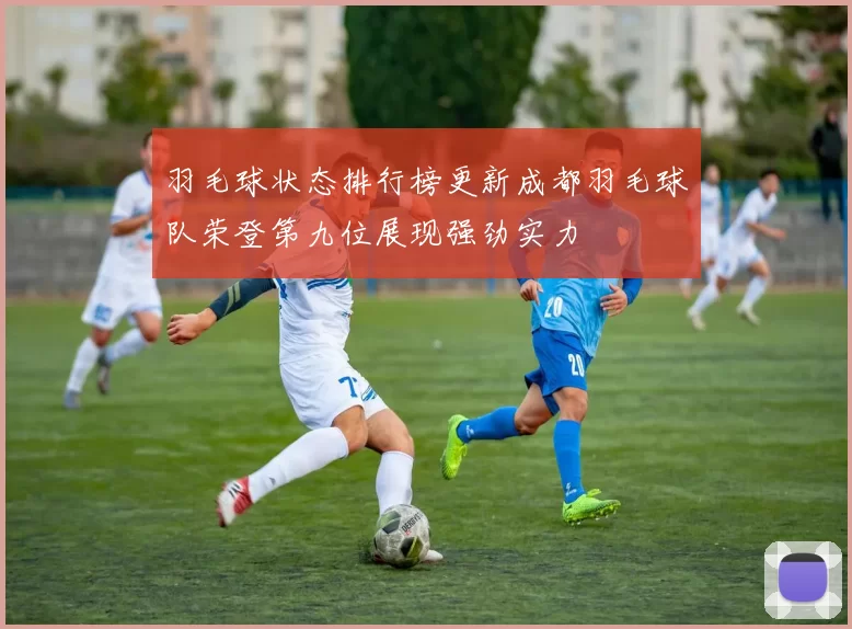 羽毛球状态排行榜更新成都羽毛球队荣登第九位展现强劲实力
